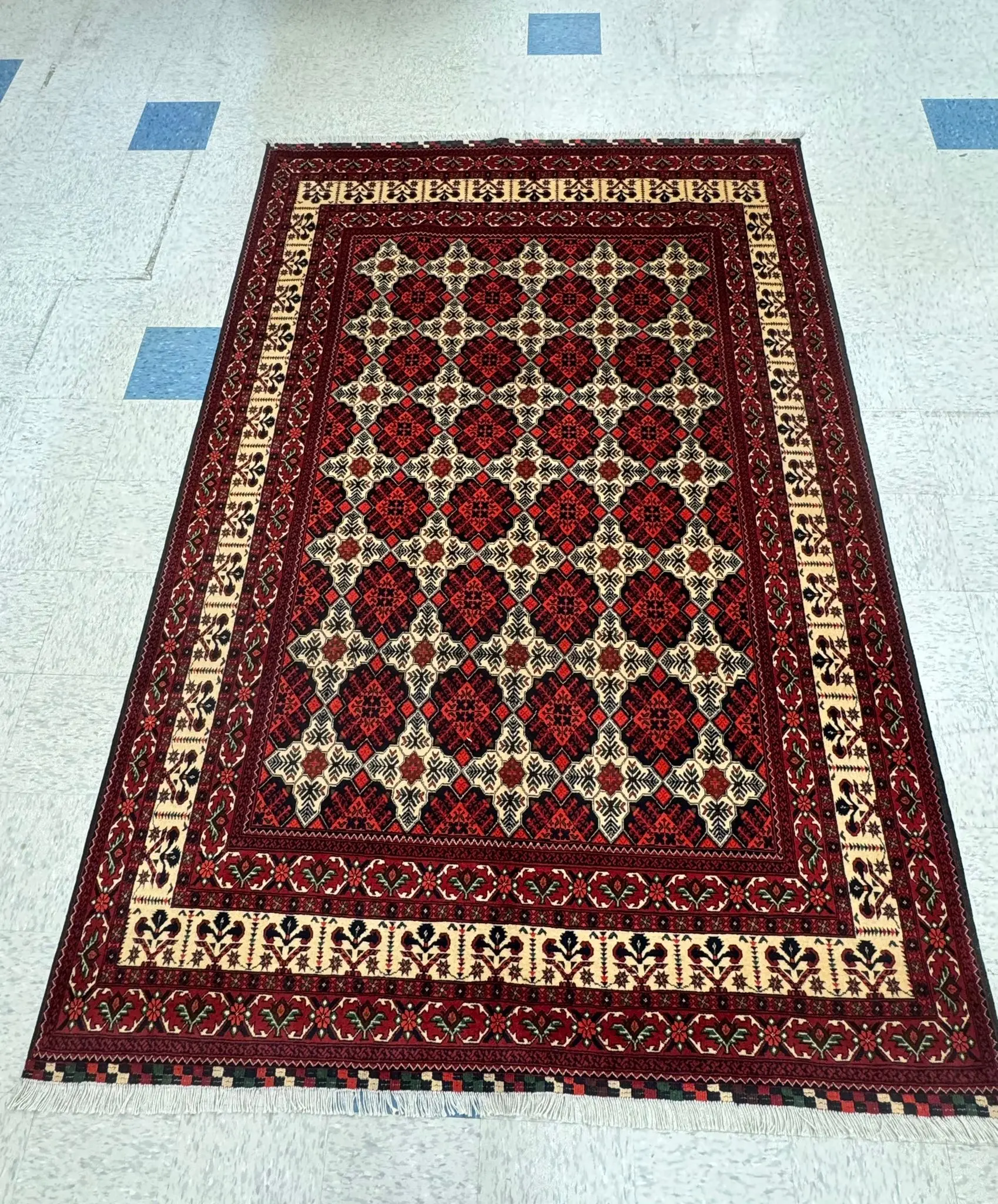 Afghan Hand Crafted Rug 9.8 ft * 6.5 ft (3*2 meter)