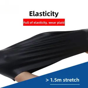 High elastic silicone swimming hat adult unisex head protection ear protection waterproof swimming cap swimming pool