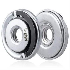 2Pcs Quick Change Angle Grinder Flange Nuts 5/8-11 Nut Replacement Lock Locking