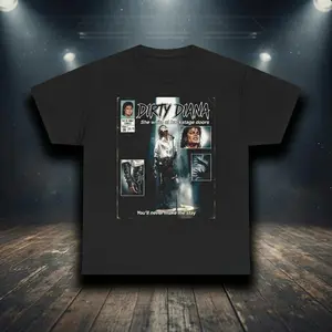 [SALE UP TO 50%] Michael Jackson Dirty Diana T-shirt, Bad Era Rock Graphic Tee, Retro Music Icon Outfit, Vintage Aesthetic Style, Unisex Oversized Gift For Fans