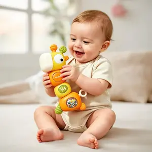 Baby Multifunctional Hand Rattle Bed Bell, Sensory Toy for Infants, Enhances Grasp Skills, Ideal Gift for Boys and Girls, Early Education Toy, Electronic Rattle