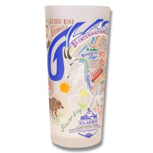 Glacier Park Drinking Glass