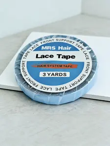 2pc Lace Wig Glue Roll , Waterproof Sweatproof Invisible Breathable, Men Women Fake Hair Fixing Tool, 3 Yard Long 0.8cm Wide, Lace Wig Tape
