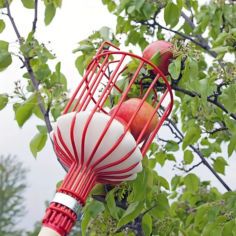 1 set Fruit Picker - Lightweight Aluminum Pole with Adjustable Length for Easy Harvesting of Fruits