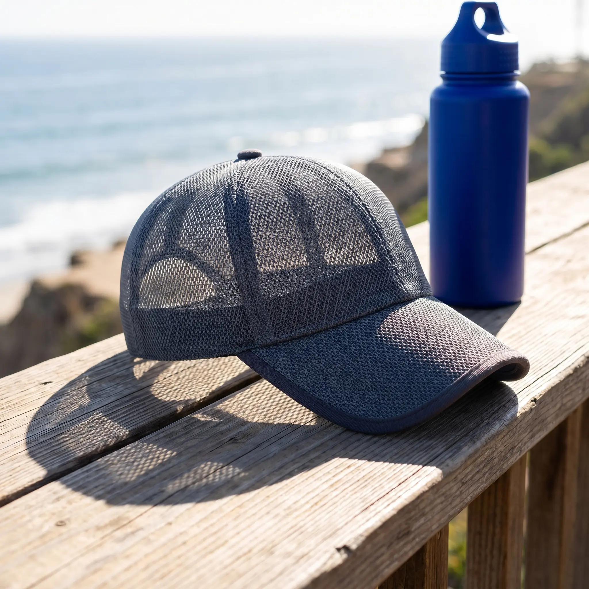 Fully Mesh Breathable Baseball Cap - Multi-Color Summer Sun Hat - Adjustable Outdoor Cap