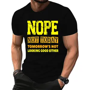 Bold Yellow Lettering Tee – Unisex Casual Top, Short Sleeve Crew Neck, All Season Wear