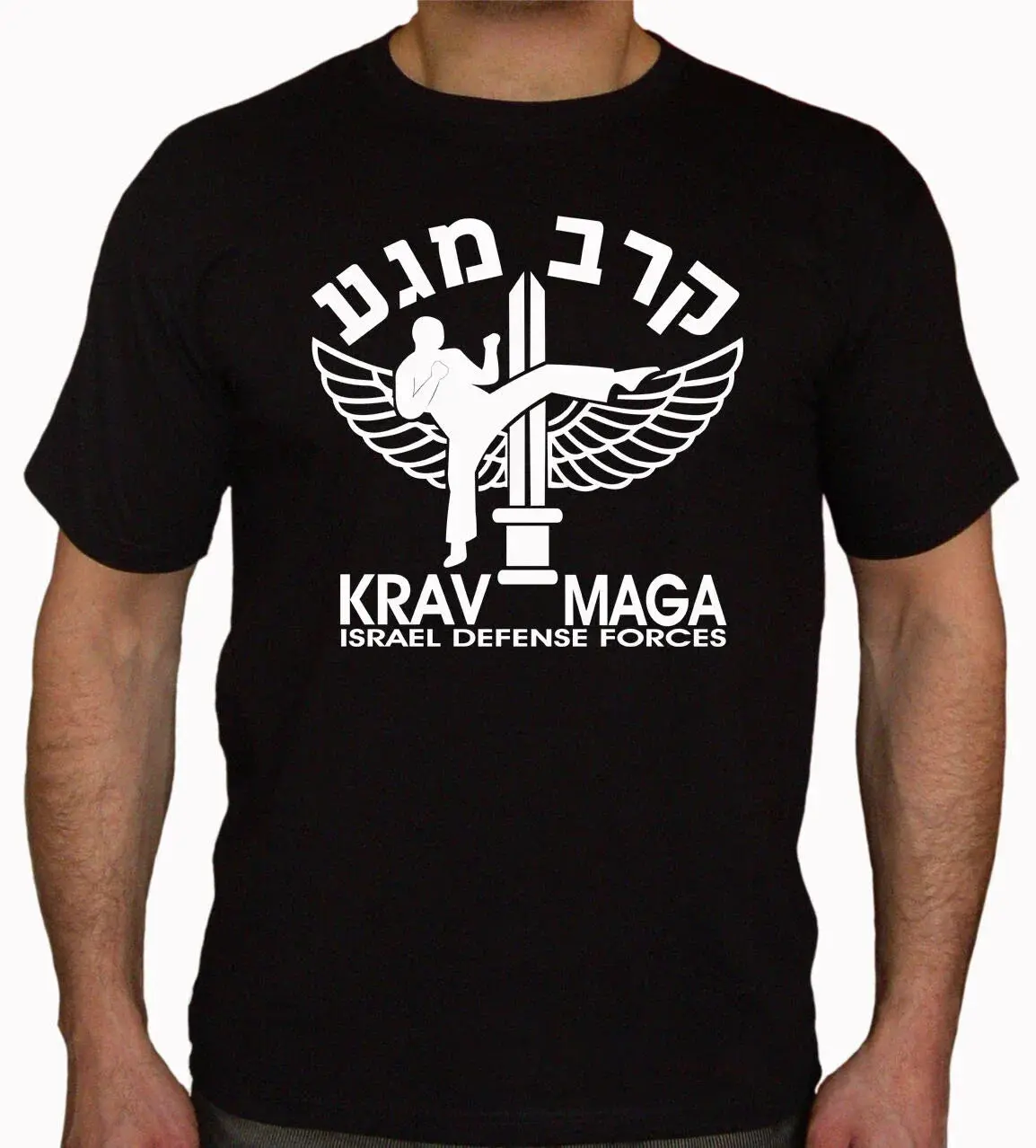 Israel Defense Forces Krav Maga Self-Defense Martial Arts T-Shirt 100% Cotton Crew-Neck