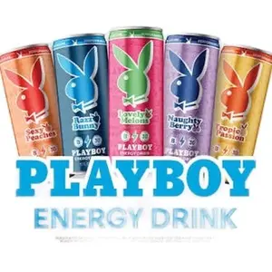 Playboy Energy Drink – 12oz (1 Can Per Order) Performance + Pleasure Energy NextGen Lifestyle Drink