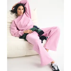 Abercrombie & Fitch high rise sunday wide leg sweatpant