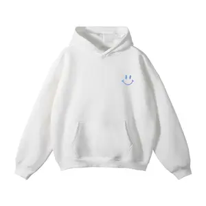 White Smiley Hoodies