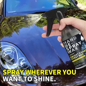 Jstree Car Hand Spray Wax, Gloss Enhancing Coating Spray, Waterproof Dirt Resistant Wax 250ML, Auto Paint Care Maintenance Mist