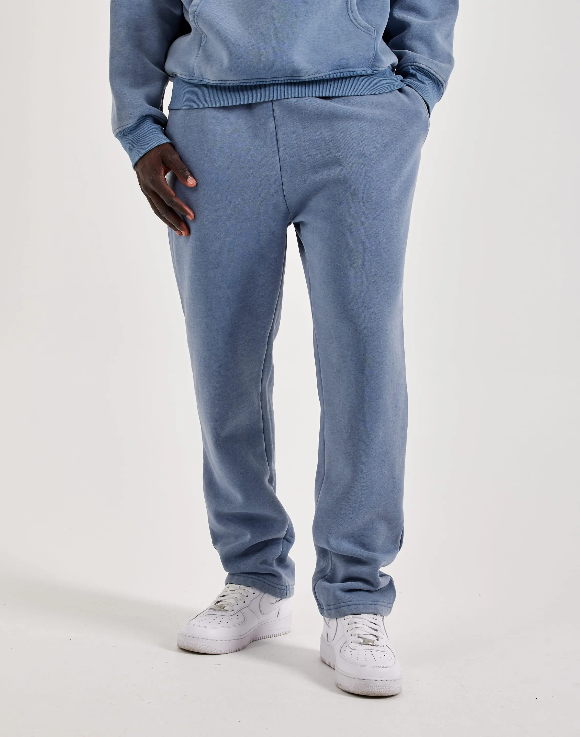 Mens DH Essentials Acid Wash Fleece Sweatpants