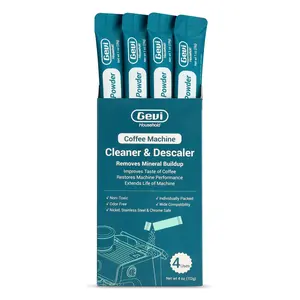 Gevi Ice Maker and Coffee Maker Cleaner & Descaler | Individually Packed for Each Use | Organic Citric Acid Descaling Powder
