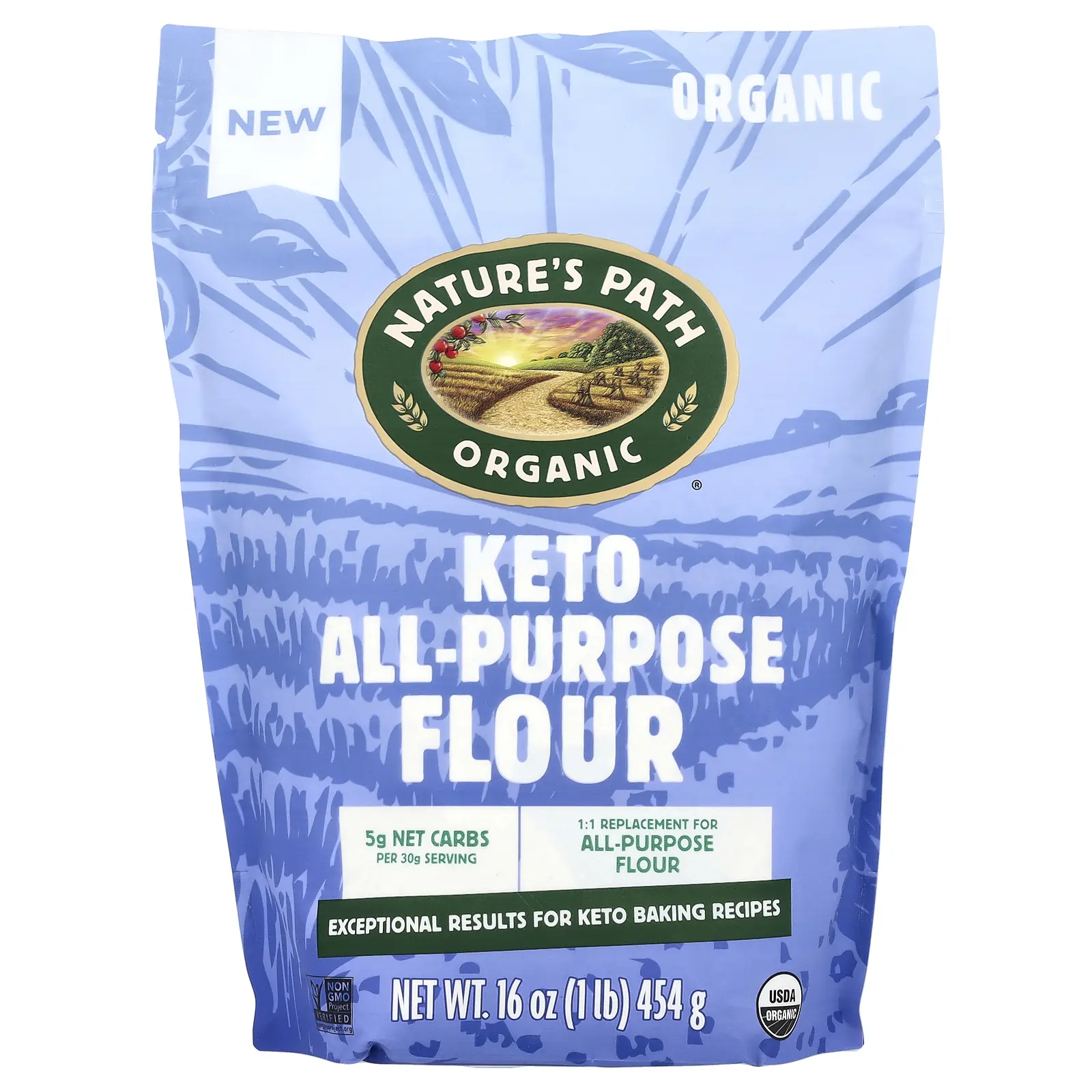 Nature's Path Organic Keto All-Purpose Flour, 16 oz (454 g) Nature's Path Organic Keto All-Purpose Flour, 16 oz (454 g)