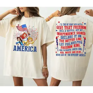 Liberty Kids 4th of July Graphic TShirt |   Patriotic America Fireworks Oversized Shirt |   Red White Blue USA Independence Day Tee lightweight vintage