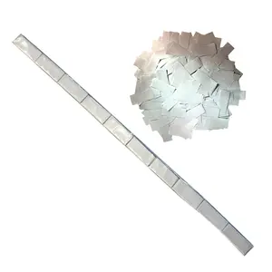 Silver Shimmer Tissue Confetti - Speed Load Cannon Sleeve (1/4lb)