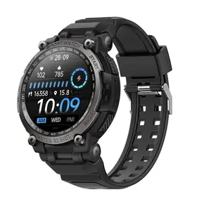Outdoor Smart Watch 1.53 Inch HD Screen, 290mah Battery, Ip67 Waterproof, Wireless Phone Call, Analog-Digital Face, Multi Sport Mode, Social Media Notification, Outdoor Compass, Unisex Smartwatch Fitness Tracker, Pedometer, Calorie Tracker