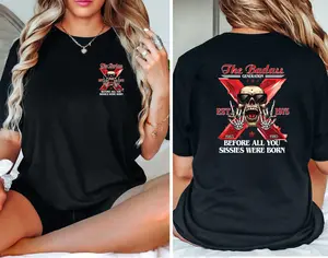 Personalized The Badass Generation X T-Shirt, Gen X Shirt, Generation X Shirt, Gen X Shirt,Gift For Mom And Dad, Full Sizes, For Men, For Women