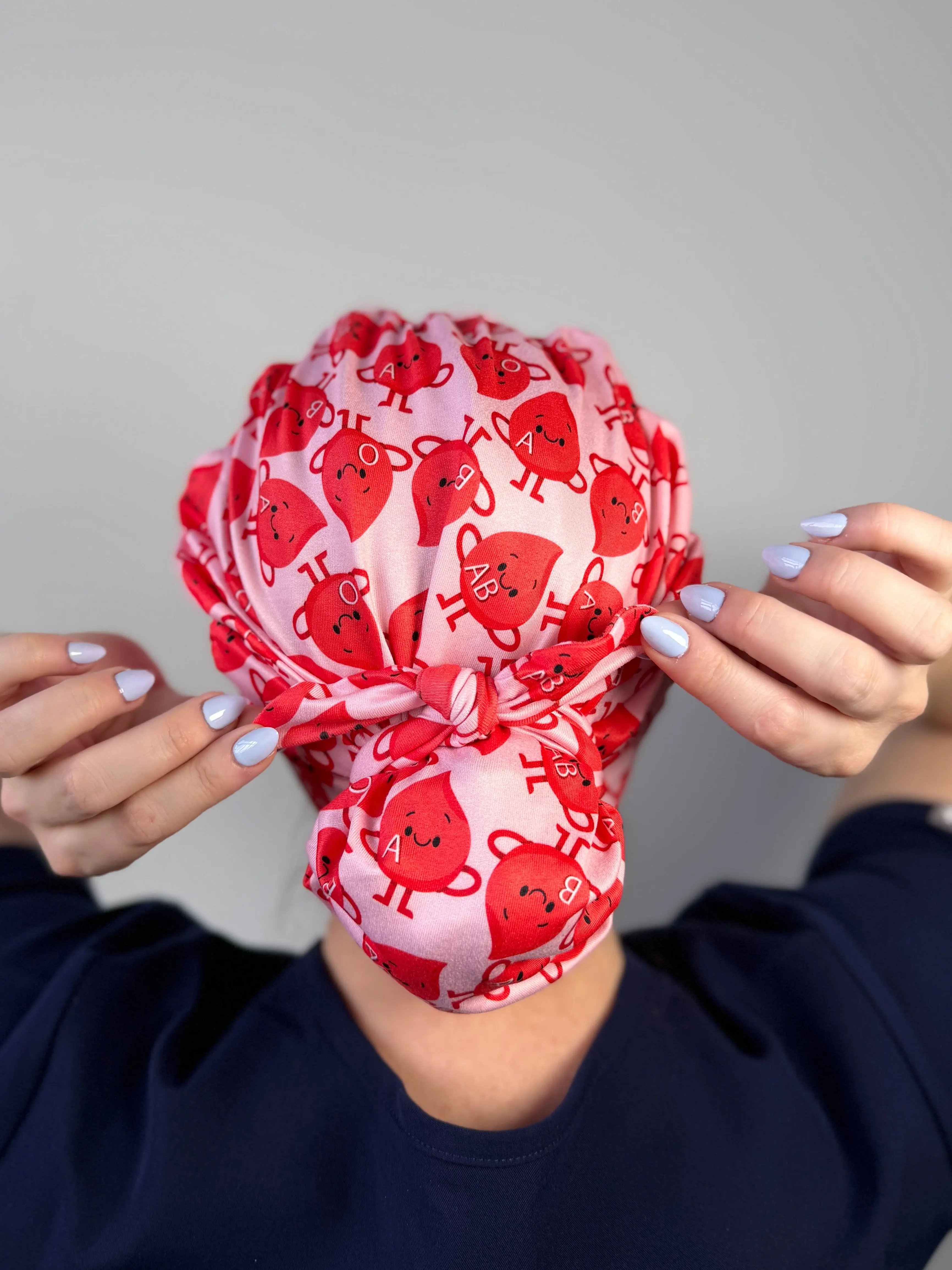 CloudCaps Scrub Cap | Blood Types