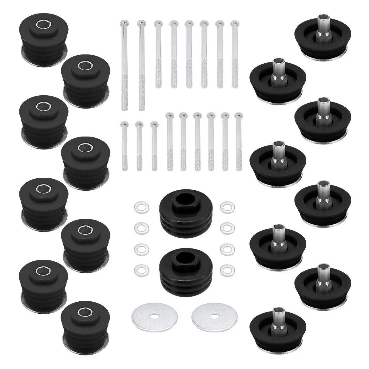 KF04060BK Body Mount Bushing Kit for 2008-2016 Ford F250 F350 Super Duty 2WD 4WD