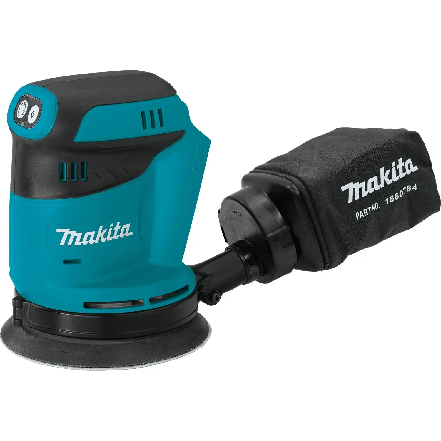 Makita (XOB01Z-R) 18V LXT 5" Random Orbit Sander (Tool Only) with 1-Touch Control, 3 Speeds for Surface Finishing, One-Touch Control