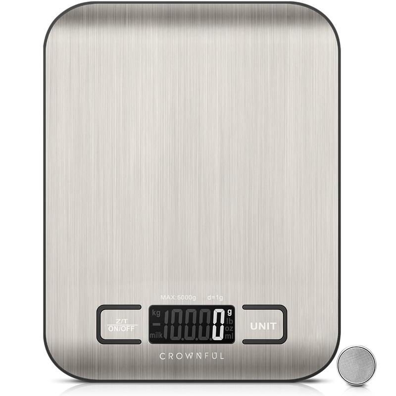Digital Kitchen Scale: 11lb, Perfect Precision in a Compact Design (Get it in 1-5 Business days) Measuring Stainless