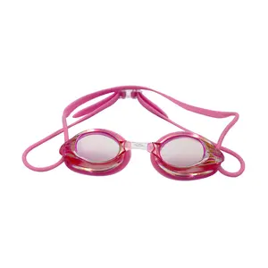 Pearl – Adult Swim Goggles with Mirror Lenses & Interchangeable Bridge | Pink