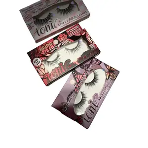 Ioni Eyes Eyelashes - Long, Straight, and Lightweight Lashes for Makeup Use Eyelashes Extensions