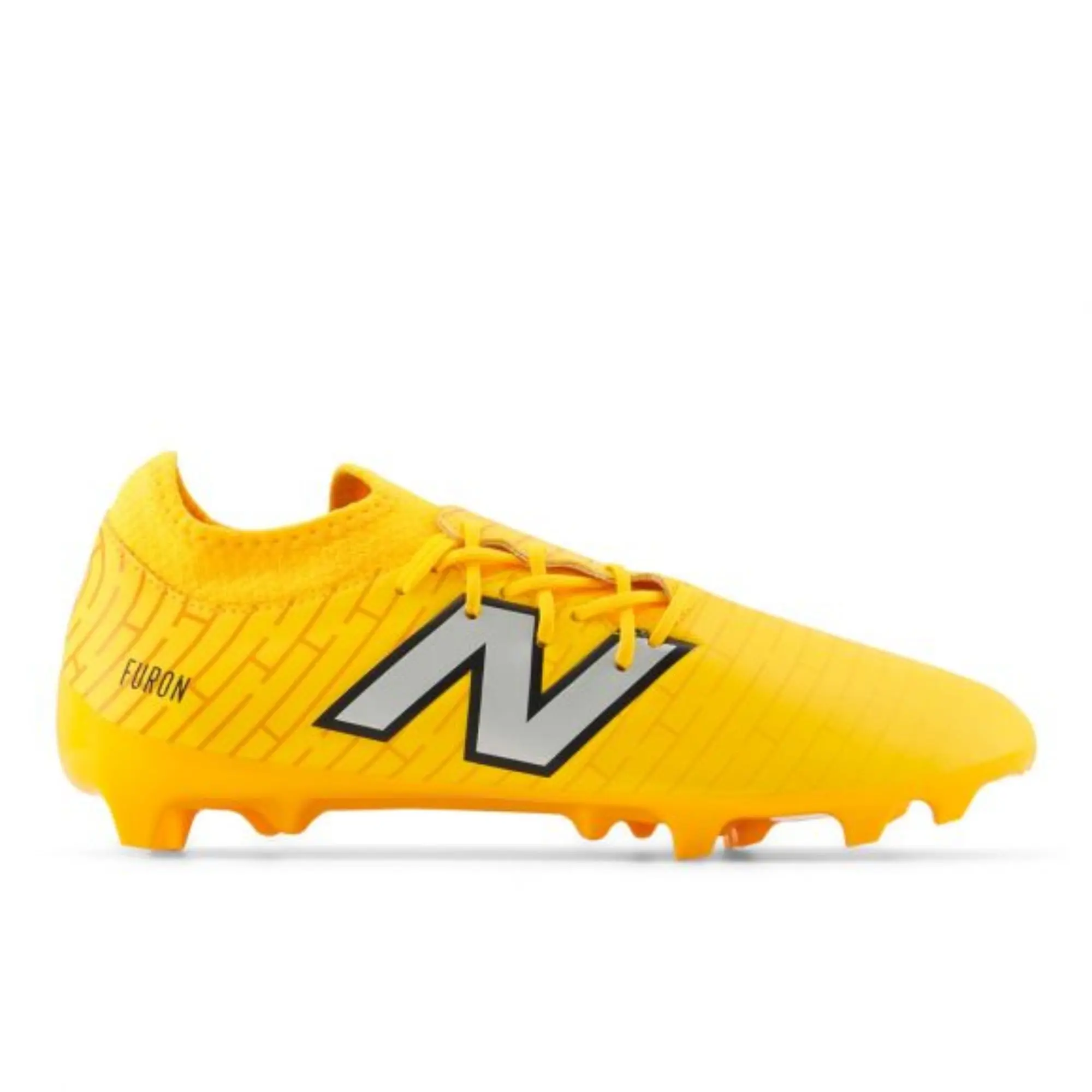 New Balance Furon Dispatch FG V7+ Firm Ground Soccer Cleats Football Boots Lightweight Speed Shoes Lace-Up Performance Cleats Synthetic Upper TPU Outsole Natural Grass Football Shoes Enhanced Ball Control Adult Unisex Soccer Boots