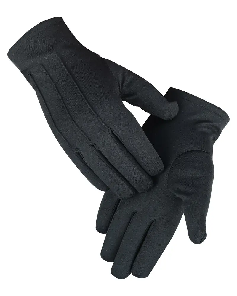 DANIEL SMART Waterproof Formal Black Hand Gloves - Dark Tie Essential Fashion Accessory for Formal Occasions, S, Formal Gloves, Stretch Fit