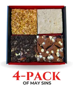 May Sins of the Month – Gourmet Brownie Variety 4-Pack | Limited Edition Assorted Flavors
