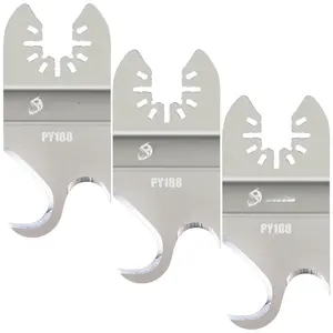 Multitool  , Oscillating Multi Tool Hook   for  Roofing Shingles, PVC Carpet,Cardboard and Other Soft Materials (3-Pack)