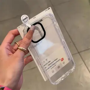 Colorful Transparent Phone Case Made Of Skin-Friendly, Long-Lasting Tpu. The Flexible, Stretchy Material Ensures Easy Installation, While The Pink-Tinted Body Adds A Soft, Stylish Touch Without Yellowing Over Time.Applicable to iPhone16.15.14.13.12.11