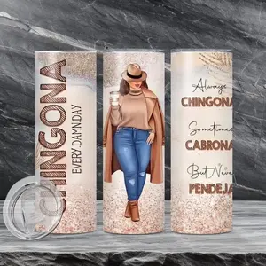 Chingona Tumbler Drinkware Tear Water Bottles