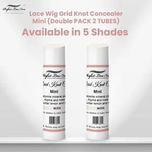Perfect Line Swiss Lace Wig Grid Knot Concealer (SINGLE MINI 5ML DOUBLE PACK 2 TUBES) - Affordable Solution for Natural-Looking Wigs