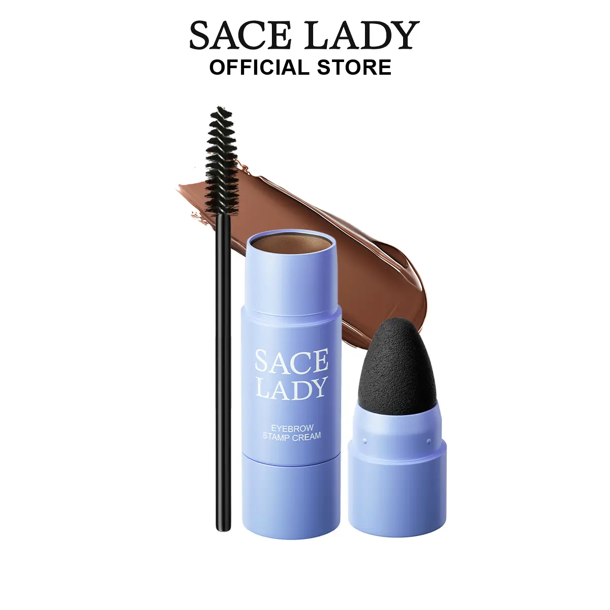 SACE LADY Eyebrow Stamp Kit, No Skills Needed, Instant Natural Brows with Stencils, Waterproof & Long Lasting Brow Makeup
