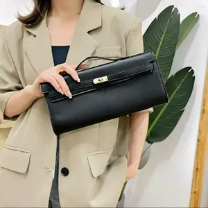 Women's Genuine Leather Top Handle Bag Designer Clutch Handbag for Everyday Use