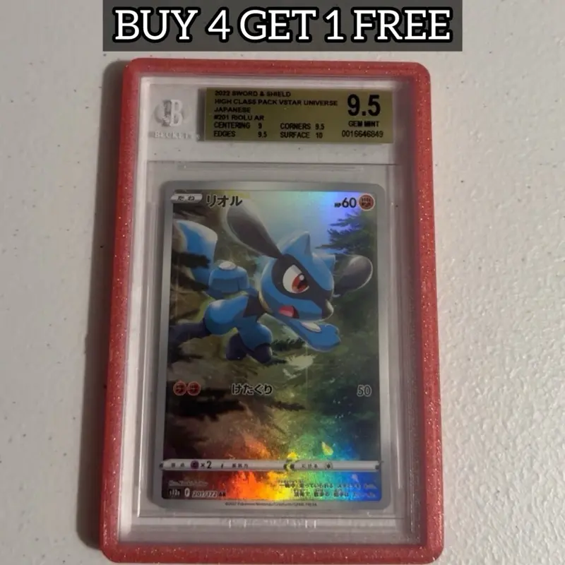 Beckett (BGS) Sparkly Card Guards  - Premium Snap-In Slab Protector Cases (20+ Colors) (ONLY FITS BGS)