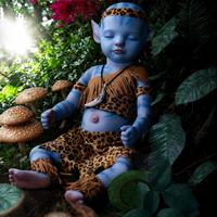 20-inch Blue Skin doll Full Vinyl