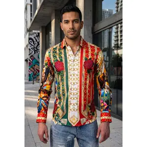 Viva Villa Western Floral Long Sleeve Shirt