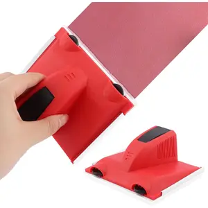 Paint Edger Trimmer Edge Painting Tool Paint Pad Applicator for Walls, Ceilings, Corners (Color:Red)