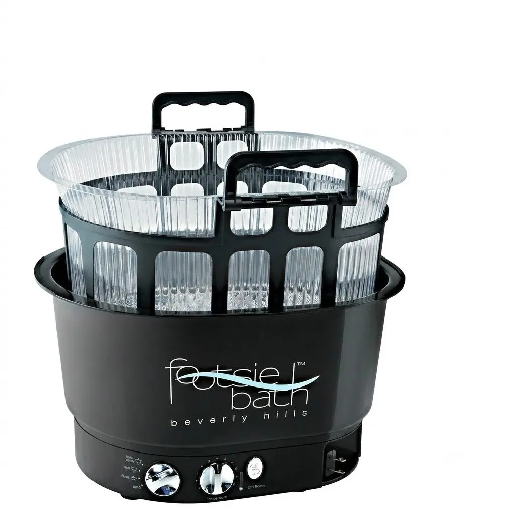 FootsieBath Pedicure Bowl Kit + 5 Disposable Liners