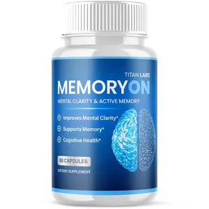 MemoryOn Pills Nootropic Natural Brain Supplement Memory On 60 Capsules