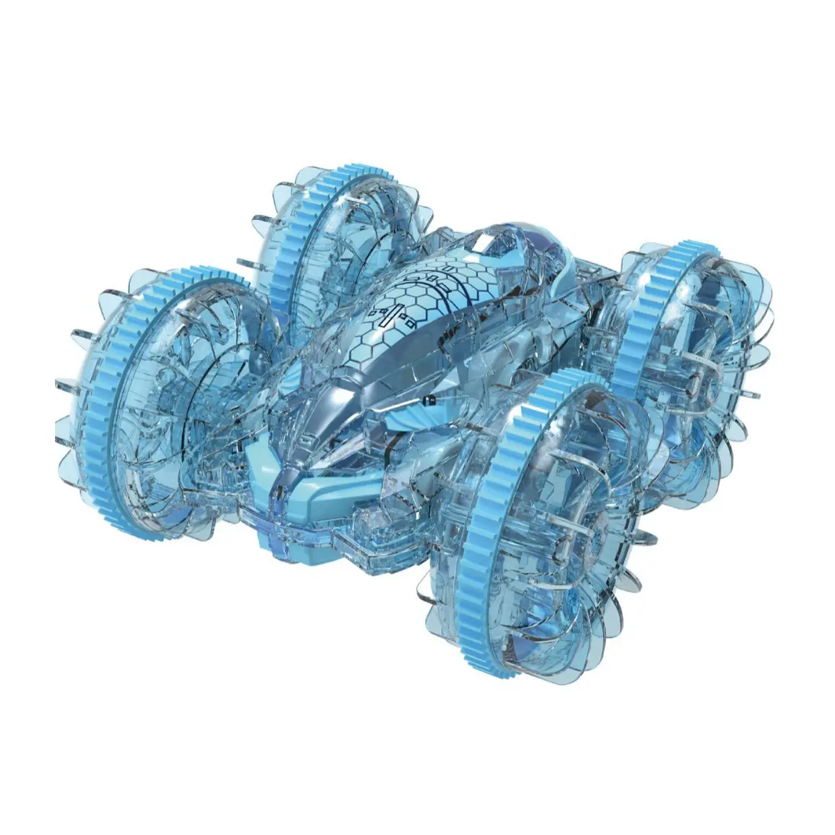 Amphibious RC Car for kids 2.4GHz Remote Control Monster Truck & RC Boat, 4WD All-Terrain Stunt Car with LED Lights, Water & Land Toy for Kids Ages 6–10 luxury  toy Gesture Sensing juguetes de niño Gesture-Controlled and Flips