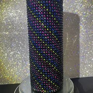 Neon Blinged Tumbler - Double Walled Drinkware for On-The-Go Beverages