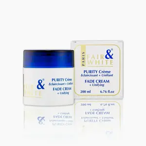 Fair & White Original Purity-Fade Cream - 200ml Eclaircissant + Unifiant for Even Skin Tone