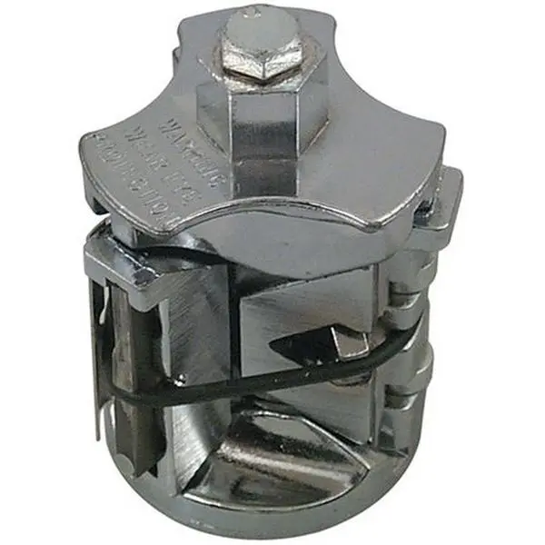 Lisle Cylinder Reamer - Spring-Loaded Carbide Cutter with Offset Jaws, Exclusive Stabilizer Spring, 2-11/16" to 5-5/16" Size Range, Follows Cylinder Contour, Minimizes Chatter
