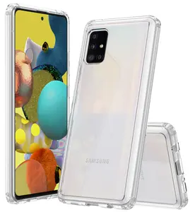 Case for Galaxy A51 5G, Clear [Aquaflex] Transparent Flexible TPU [Shock Absorbing] Cover for Samsung Galaxy A51 5G (SM-A516)