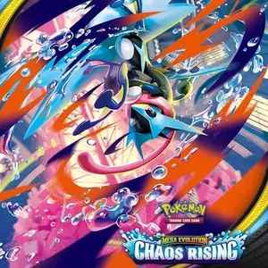 Mega Evolutions Chaos Rising Official TCG Play Booster Pack, Authentic Collectible Trading Cards, English Collectible Cards