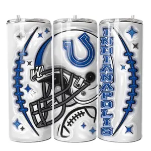 3D Colts Tumbler